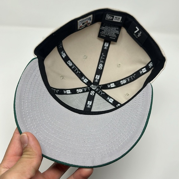 ecapcity Seattle Mariners x Seattle Super Sonics Fitted Hat Size 7 3/8 - Picture 5 of 6